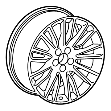 2017 Cadillac CT6 Spare Wheel - 84030707