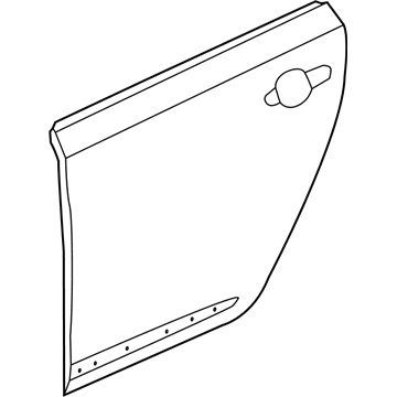GM 84113598 Panel Assembly, Rear Side Door Outer