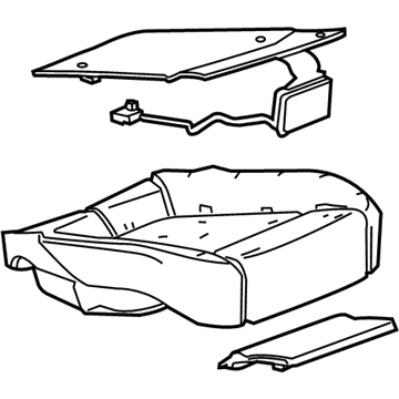 GM 95077997 Pad Assembly, Front Seat Cushion