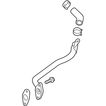 GM 12649874 Thermostat Bypass Pipe Assembly