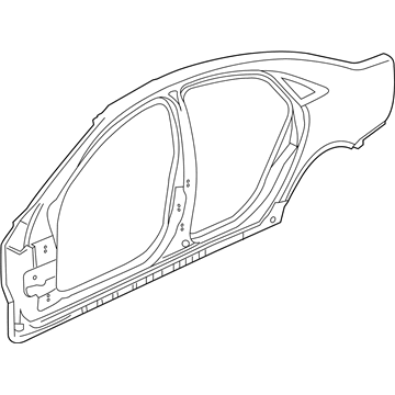 GM 92272793 Panel Assembly, Body Side Outer
