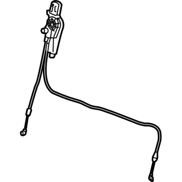 23169392 - Genuine GM Actuator Assembly, Rear Seat Reclining