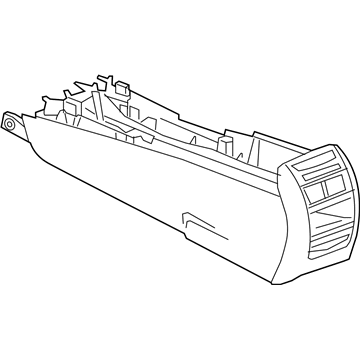84342700 - Genuine GM Console Assembly, F/Flr *Black