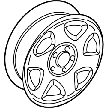2002 Saturn L100 Spare Wheel - 9594038