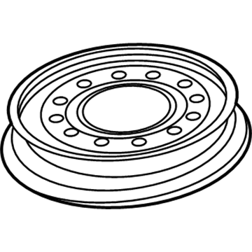 2000 Saturn LS2 Spare Wheel - 9595201