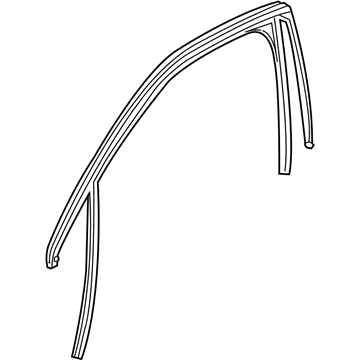GM 84156050 Weatherstrip Assembly, Front Side Door Window