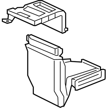 GM 23416100 Duct, Floor Rear Air Outlet