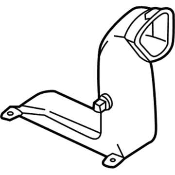 GM 92290726 Duct,Floor Front Air Outlet