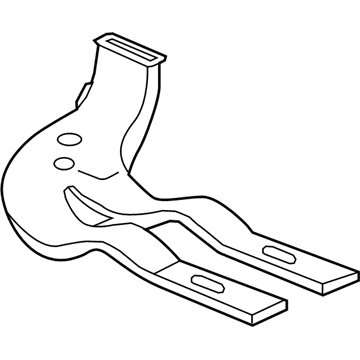 GM 13262127 Duct, Floor Rear Air Outlet