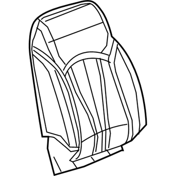 GM 84047418 Cover,Front Seat Back