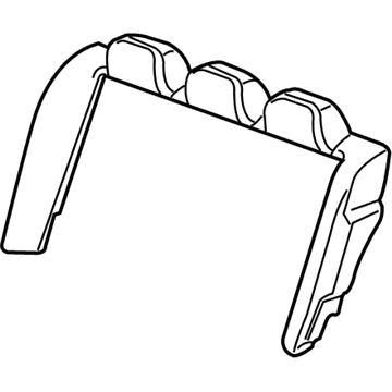 GM 19328829 Cover Asm,Rear Seat Back Opening Trim