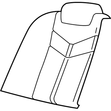 GM 92292004 Cover,Rear Seat Back