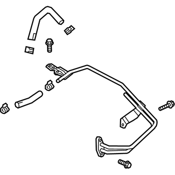 55508983 - Genuine GM Pipe Assembly, Turbo Cool Feed & Rtn