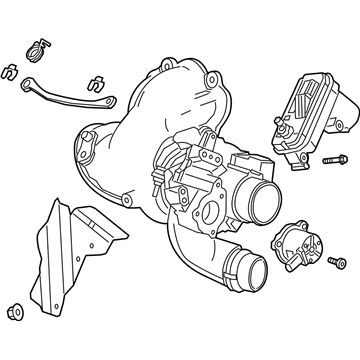 55510115 - Genuine GM Turbocharger Assembly, (Cmpr Air Int)