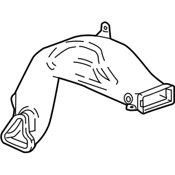 GM 22999470 Duct, Floor Rear Air Outlet