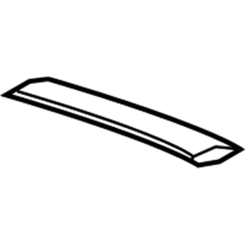 GM 84022644 Decal, Rear End Spoiler *White