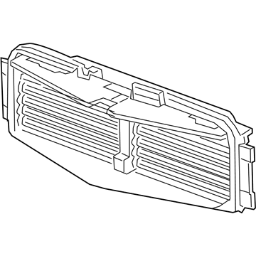 84646456 - Genuine GM Shutter Assembly, Front Bpr ベストボディジャパン公式決勝ウェアイエローS