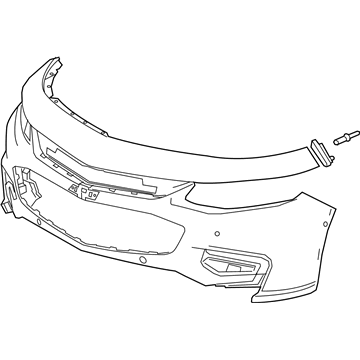 GM 84042375 Front Bumper Cover