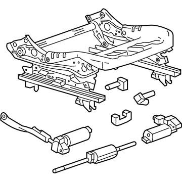 GM 13518928 Frame Assembly, Front Seat Cushion