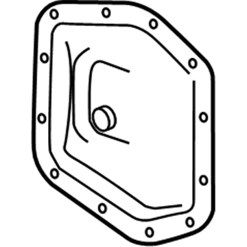 GM 23490349 Cover, Rear Axle Housing