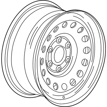 2020 Chevrolet Silverado Spare Wheel - 84440192