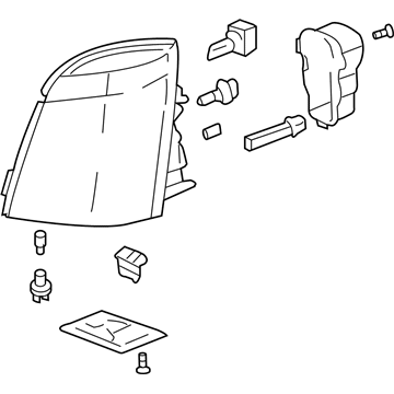 19371074 - Genuine GM HEADLAMP KIT,FRT (SERV) 