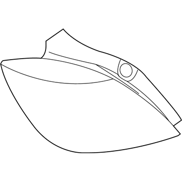2009 Saturn Astra Tail Light - 93191441
