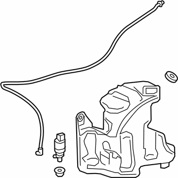 GM 26698452 Container Assembly, Windshield Washer Solvent