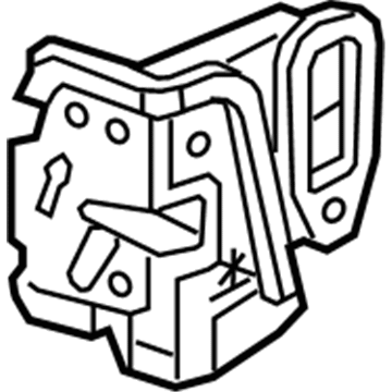 GM 13507156 Latch Assembly, Front Side Door