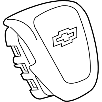 GM 23145821 Airbag Assembly, Steering Wheel *Cocoa