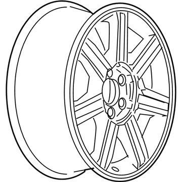 2007 Cadillac SRX Spare Wheel - 9596846