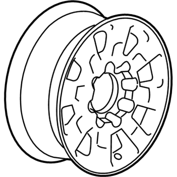 2012 GMC Sierra Spare Wheel - 9597736