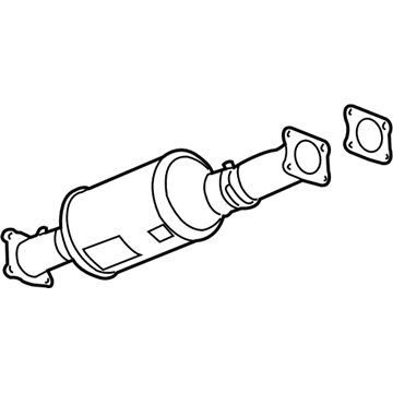 GM 23106793 Filter Assembly, Exhaust Particulate (W/ Exhaust Pipe)