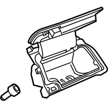 GM 95391610 Compartment Assembly, I/P Upr (W/ Door) *Brownstone