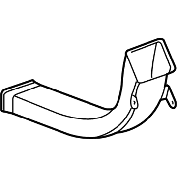 GM 9047366 Duct Assembly, Front Floor Console Rear Air