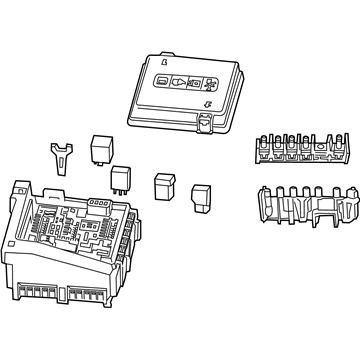 GM 84044722 Block Assembly, Engine Wiring Harness Junction