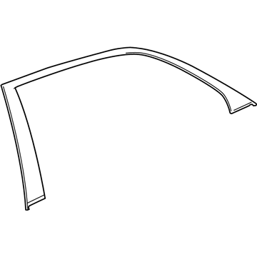 GM 22744648 Cover Assembly, Rear Side Door Window Frame Front