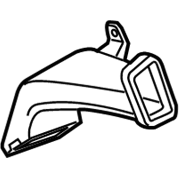 GM 23378749 Duct, Auxiliary A/C Air Lower