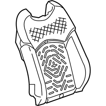 GM 84107582 Pad Assembly, Front Seat Back