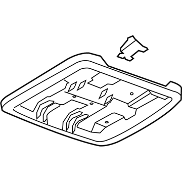 GM 92235682 Retainer,Roof Console