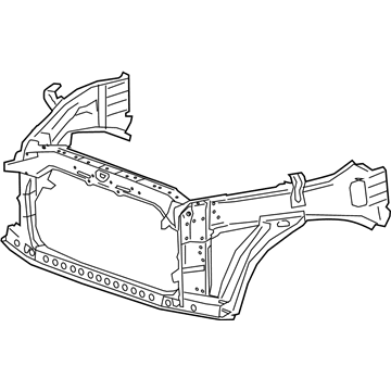 84537164 - Genuine GM SUPPORT KIT,RAD & F/CMPT S/RL