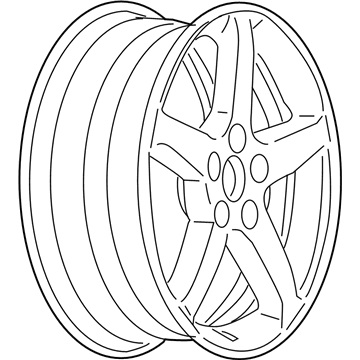 2010 Pontiac Solstice Spare Wheel - 9596706