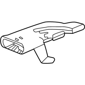 GM 23463158 Duct, Floor Rear Air Outlet
