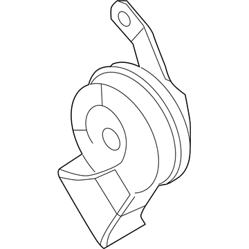 GM 95131633 Horn Assembly, Single (Low Note)