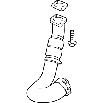 GM 22844518 Charging Air Cooler Inlet Air Hose Assembly