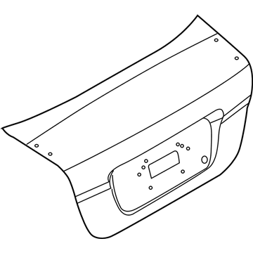 GM 96406024 Panel,Rear Compartment Lid