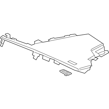 GM 84605910 Panel Assembly, I/P Upr Tr *Maple Sugar