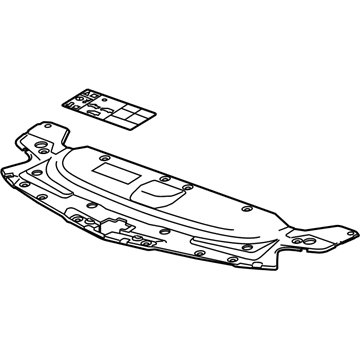 GM 84163662 Shield Assembly, Front Compartment Front Sight