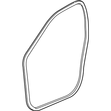 GM 13463862 Weatherstrip Assembly, Front Side Door (Body Side)