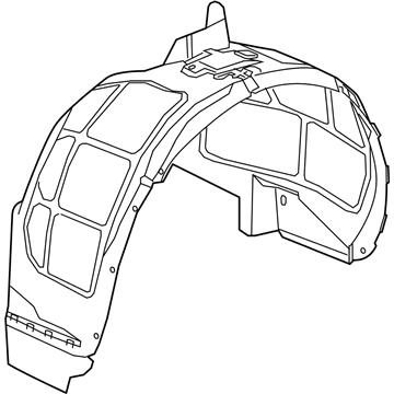 GM 13405220 Liner Assembly, Front Wheelhouse